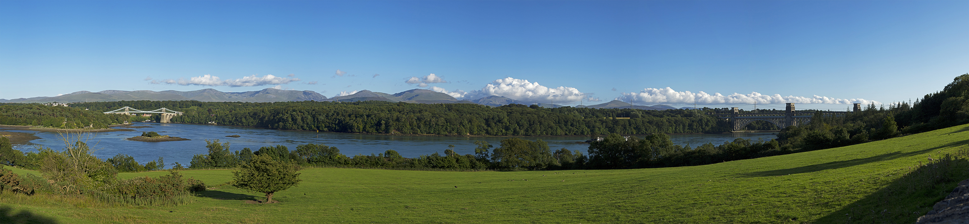 This is a panorama I shot overlooking the Menai Strait. To create this panorama I took 28 images and used the photomerge feature of Adobe Photoshop to stitch them together, this created a image over 30,000 pixels wide and 6,000 tall before sizing it down to be more web friendly.